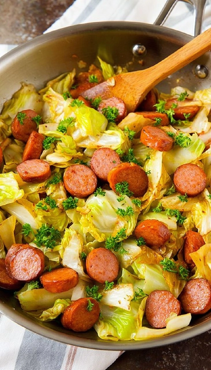Cabbage and Sausage Skillet 65 Cabbage and Sausage Skillet