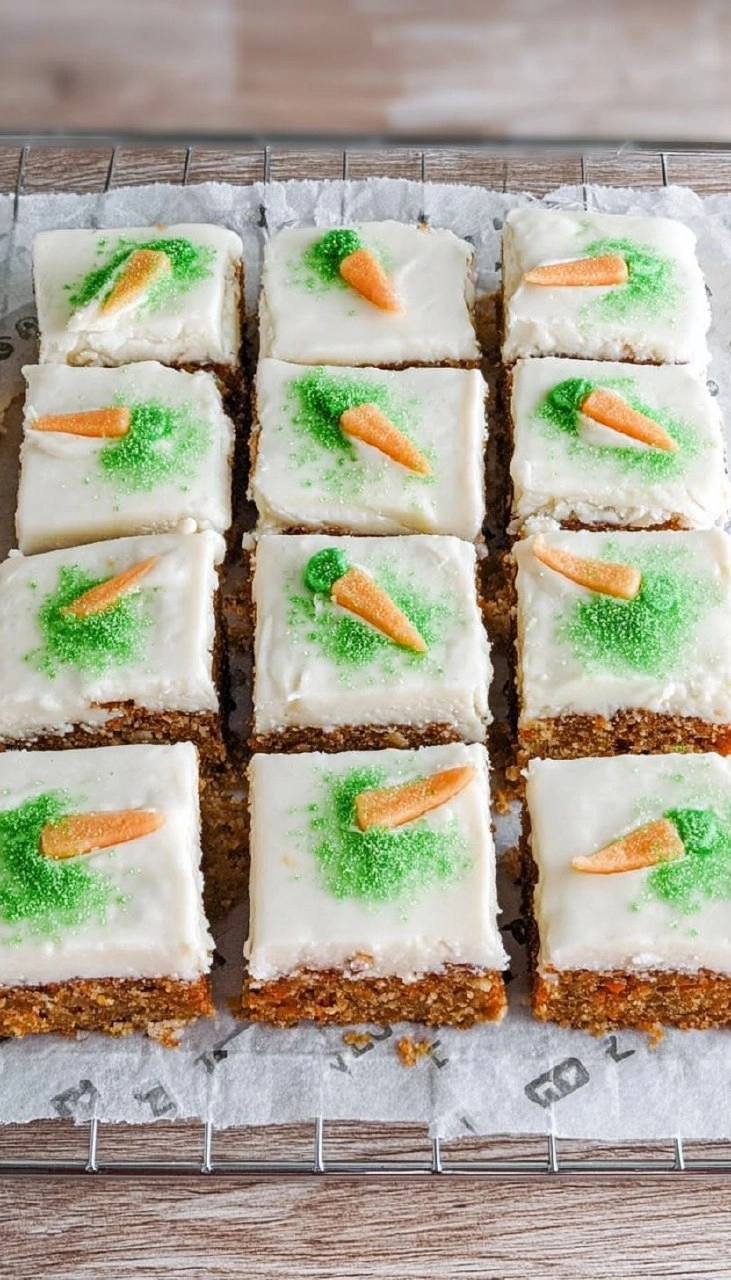 Carrot Cake Bars with Cream Cheese Frosting