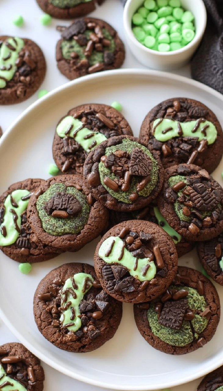 Chocolate Mint Oreo Cookies