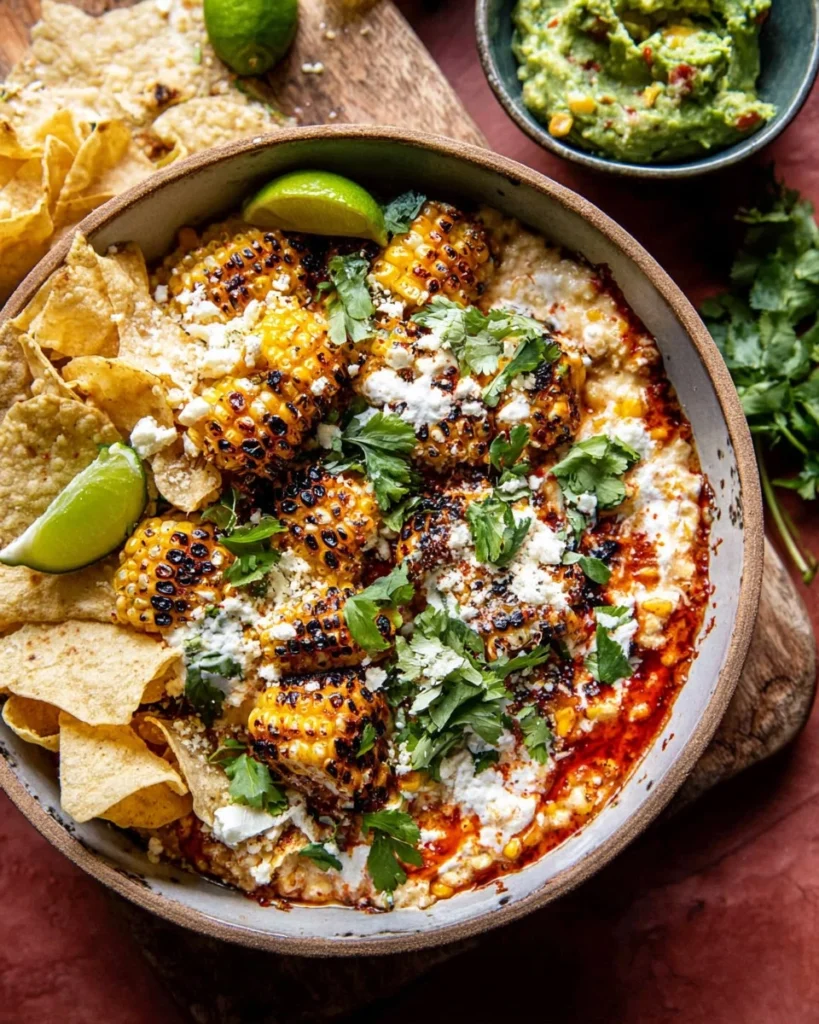 Cinco-de-Mayo-Street-Corn-Dip-Guacamole-Board-Recipe