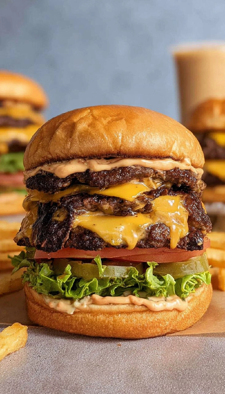 Classic Smash Burgers | Double Patty with Crispy Edges & Special Sauce