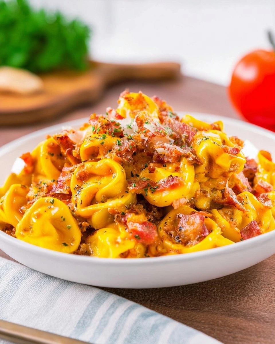 Crockpot-Bacon-Cheeseburger-Tortellini-Recipe