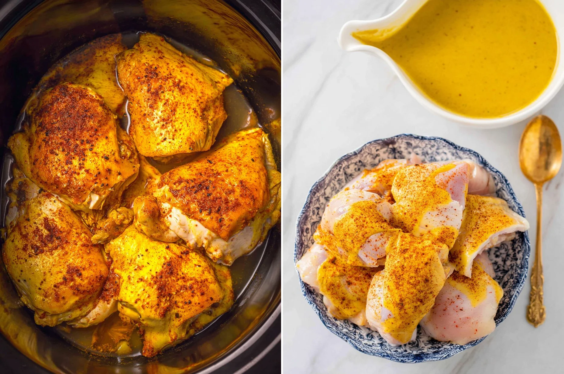 Crockpot Carolina Gold Bbq Chicken Thighs