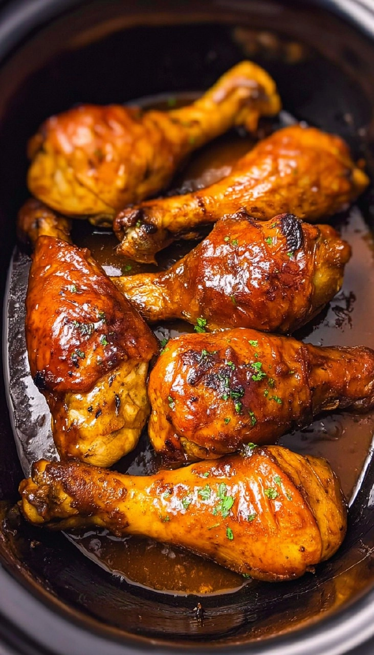 Crockpot Cherry Cola Chicken Drumsticks