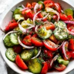 Easy Cucumber Tomato Dill Salad 81 Easy-Cucumber-Tomato-Dill-Salad-Recipe