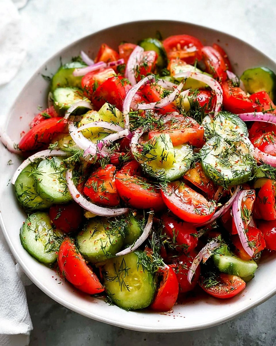 Easy Cucumber Tomato Dill Salad 79 Easy Cucumber Tomato Dill Salad