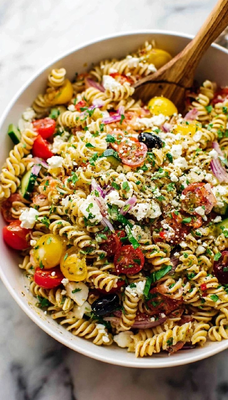 Easy Summer Pasta Salad (4 Ingredients)