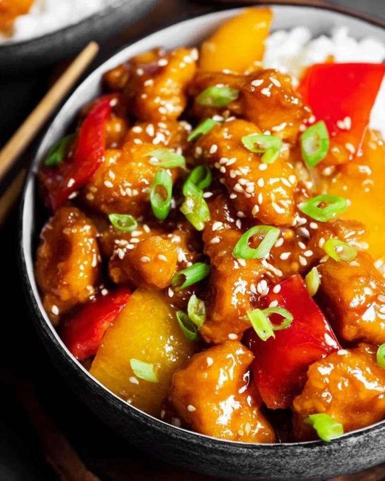 Easy Sweet and Sour Chicken (Healthy One Skillet Recipe) 120 Easy-Sweet-and-Sour-Chicken-Healthy-One-Skillet-Recipe-Recipe