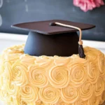 Elegant Graduation Cake with Fondant Cap Topper 86 Elegant-Graduation-Cake-with-Fondant-Cap-Topper-Recipe