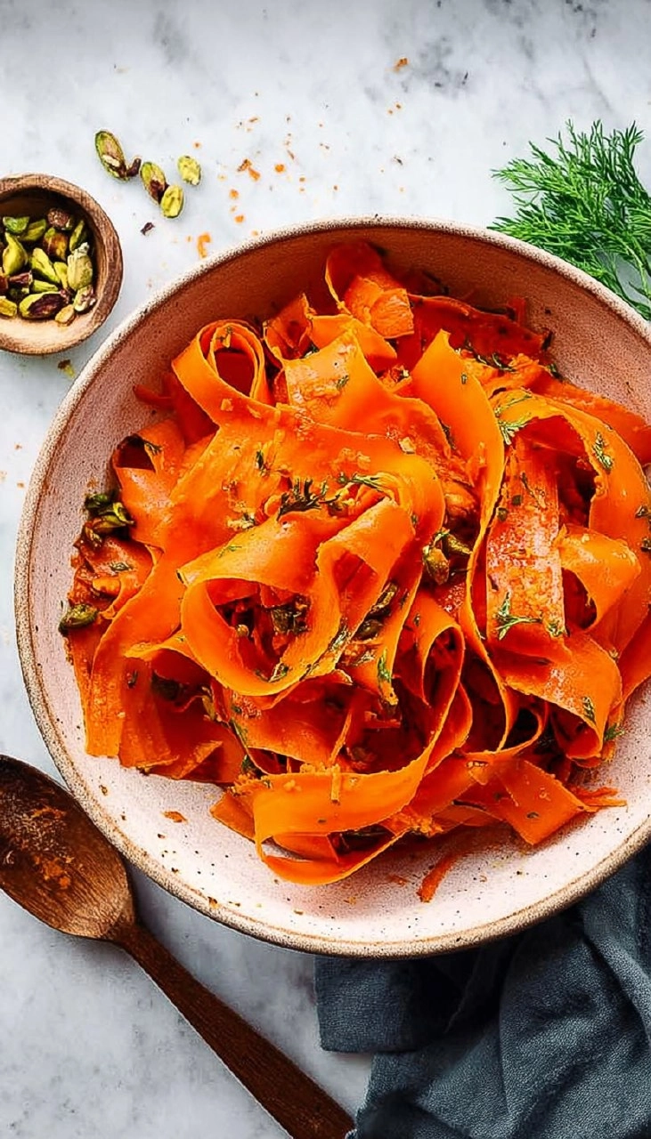 Fresh Carrot Ribbon Salad