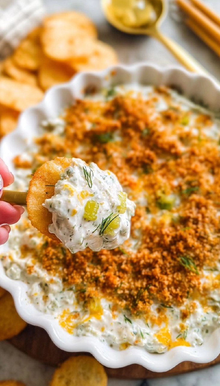 High-Protein Fried Pickle Dip (Viral Recipe)