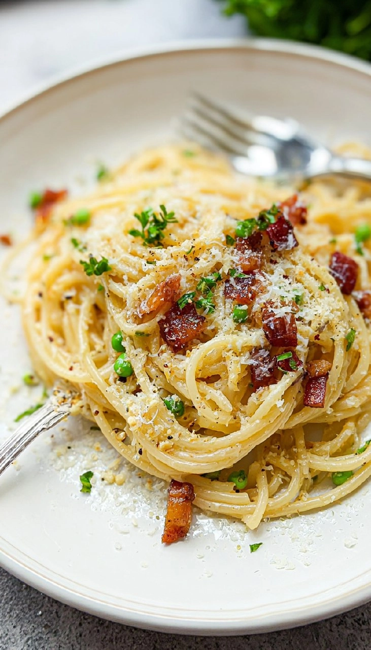 Homemade Spaghetti Carbonara | Authentic Roman 5-Ingredient Pasta
