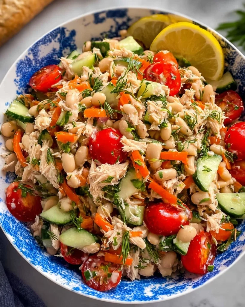 Mediterranean-White-Bean-Tuna-Salad-Recipe
