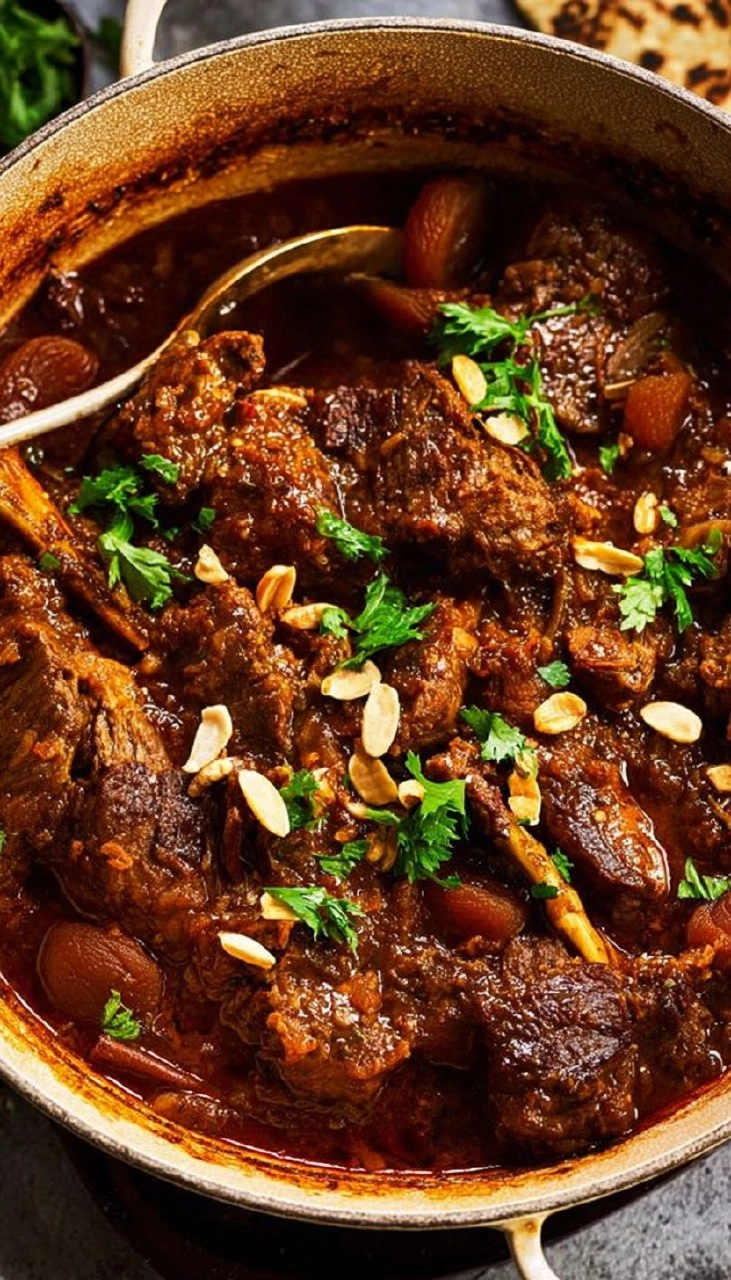 Moroccan Lamb Tagine | Slow-Braised Easter Centerpiece with Apricots & Spices