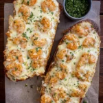 Shrimp-Alfredo-Garlic-Bread-Recipe