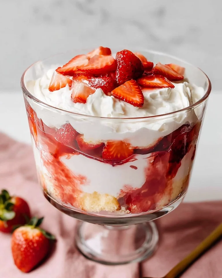 Strawberry Shortcake Trifle with Angel Food Cake 87 Strawberry-Shortcake-Trifle-with-Angel-Food-Cake-Recipe