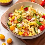 Summer Pasta Salad with White Balsamic Vinaigrette 101 Summer-Pasta-Salad-with-White-Balsamic-Vinaigrette-Recipe
