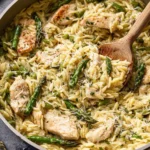 Asparagus-Orzo-with-Chicken-Recipe