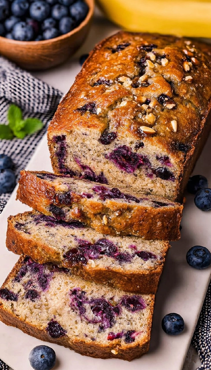 Blueberry Banana Bread