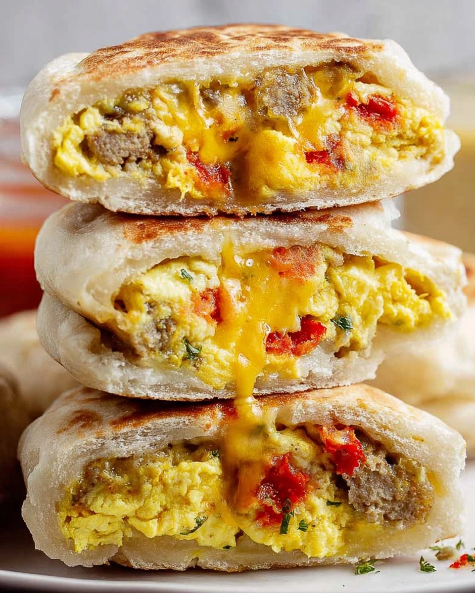 Breakfast Stuffed Cottage Cheese English Muffins (High-Protein!) 12 Breakfast-Stuffed-Cottage-Cheese-English-Muffins-High-Protein-Recipe