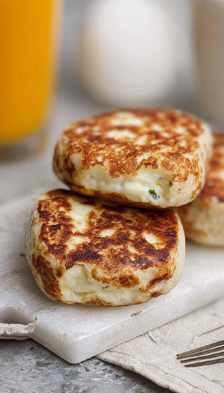 Breakfast Stuffed Cottage Cheese English Muffins (High-Protein!)