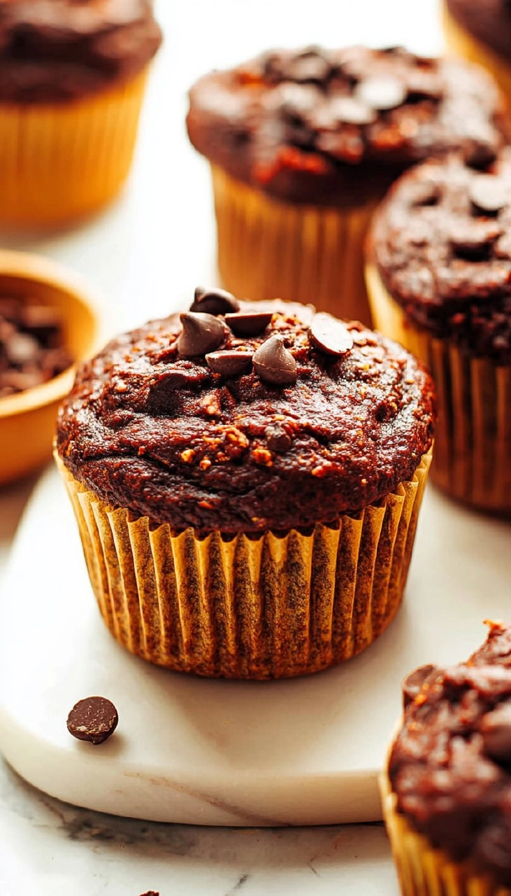 Chocolate Banana Muffins