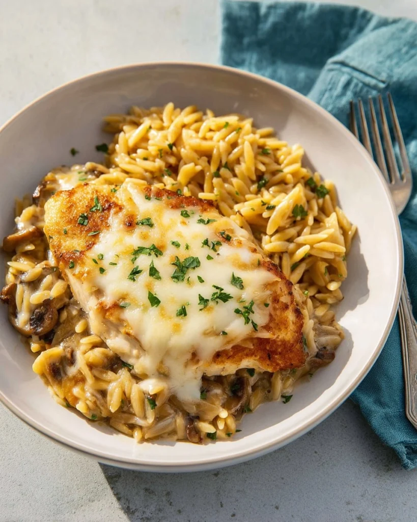 Creamy-Chicken-Orzo-Bake-Recipe