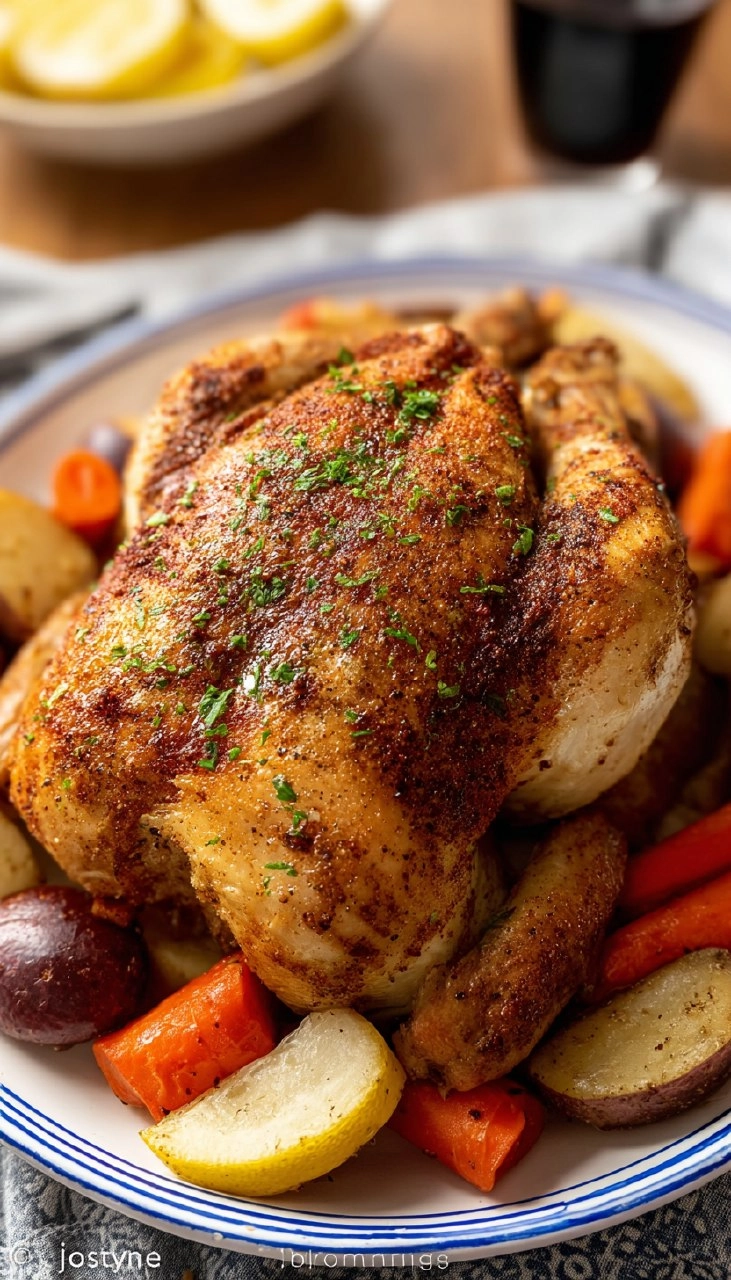 Crockpot Whole Chicken (10 Minute Prep)