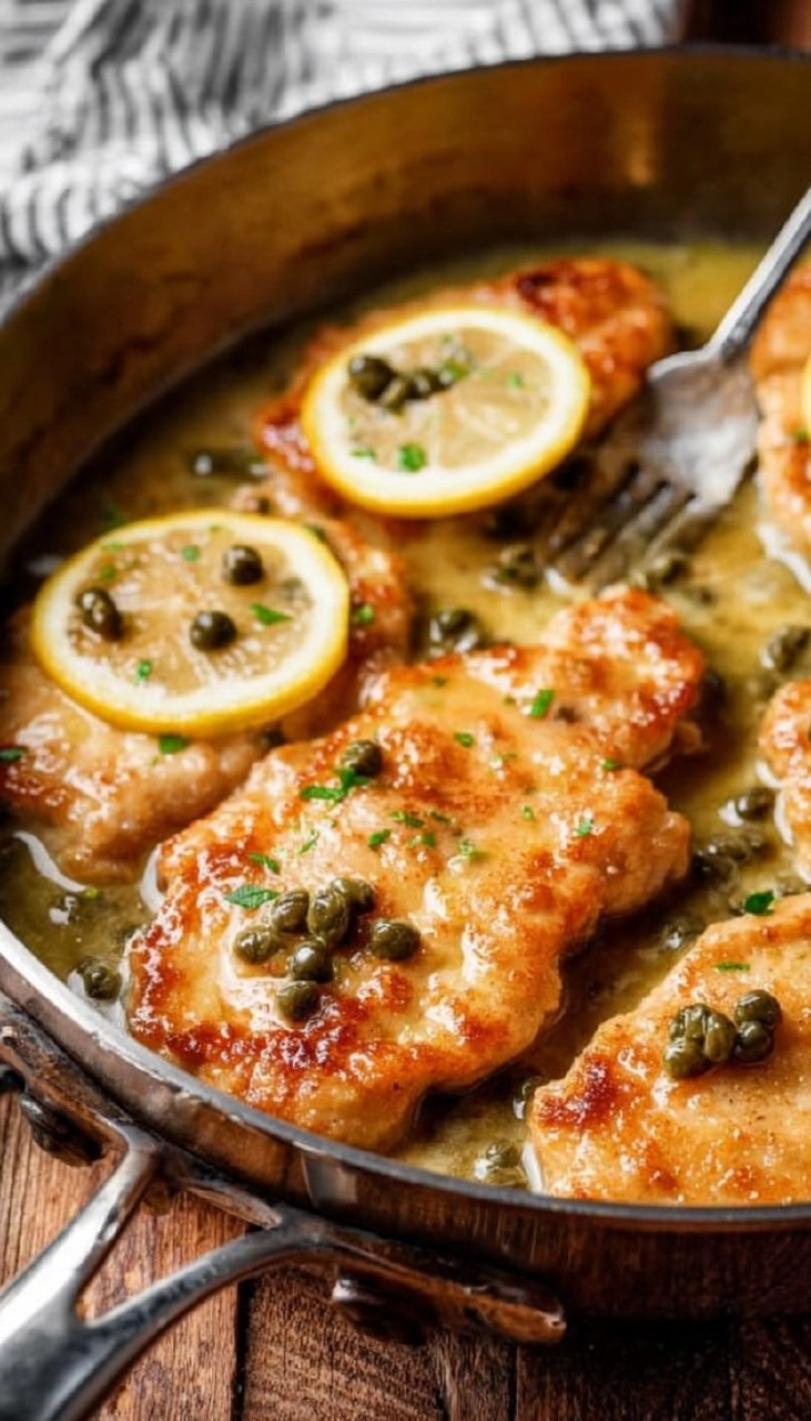 Easy Lemon Chicken Piccata (One Skillet, Paleo, Whole30, Gluten Free) 100 Easy Lemon Chicken Piccata (One Skillet, Paleo, Whole30, Gluten Free)