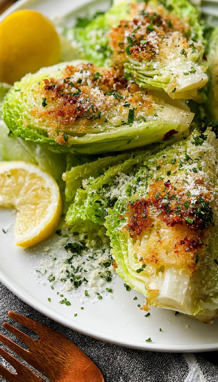 Lemon Parmesan Wedge Salad