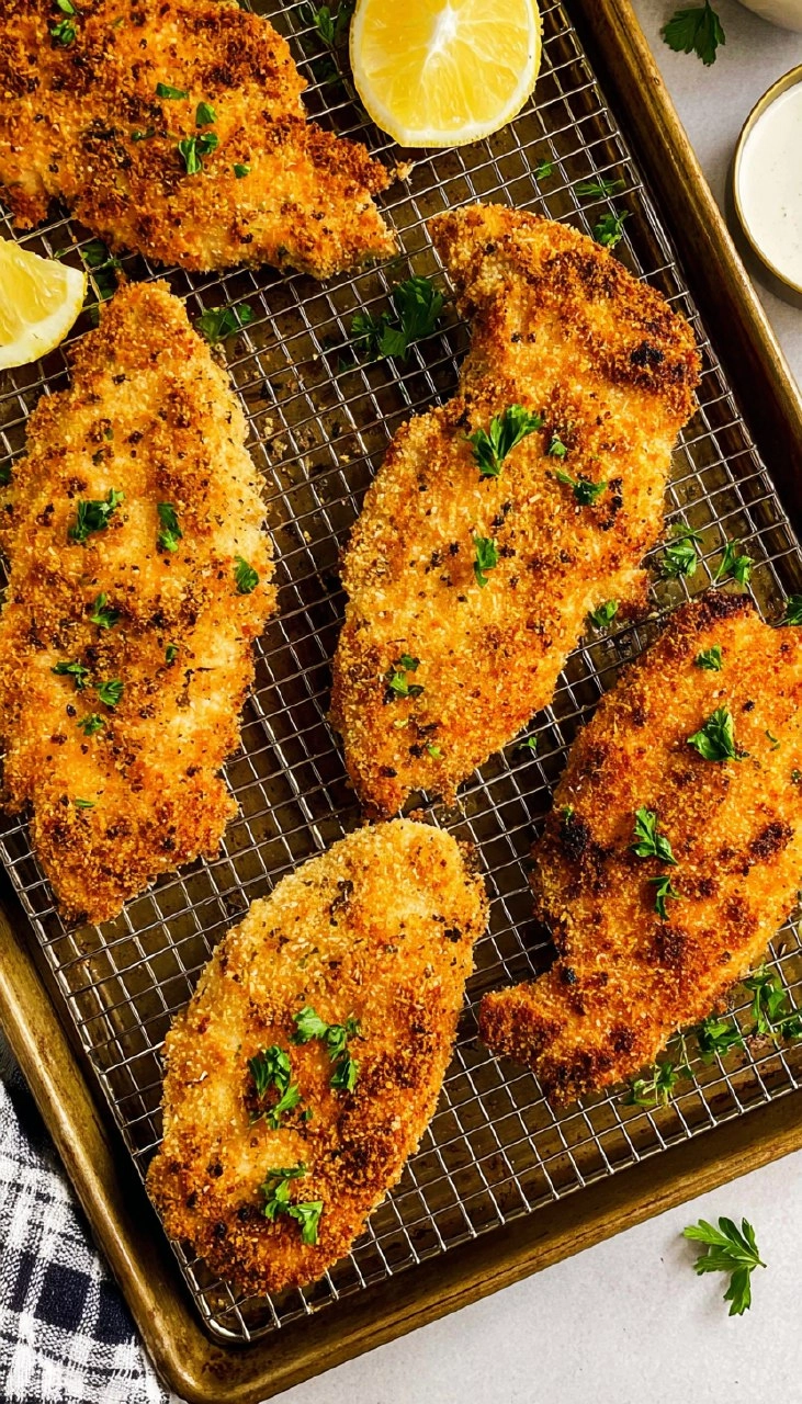 Oven Baked Chicken Cutlets