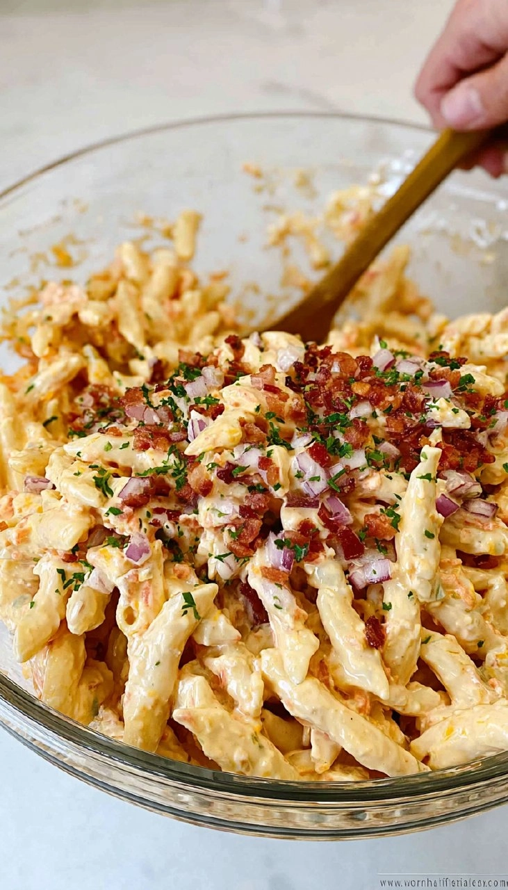 Pimento Cheese Pasta Salad 85 Pimento Cheese Pasta Salad