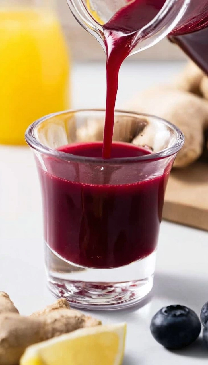 Superfood Blueberry Lemon Shot