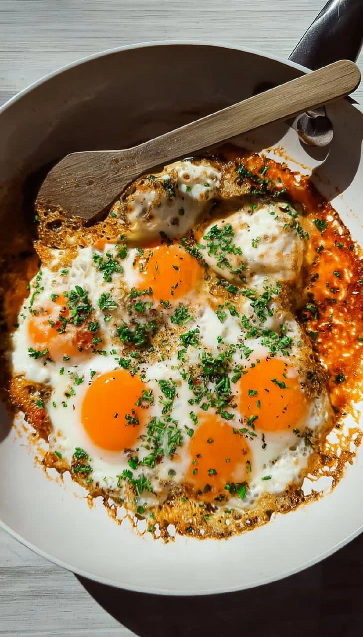 Viral Heavy Cream Fried Eggs