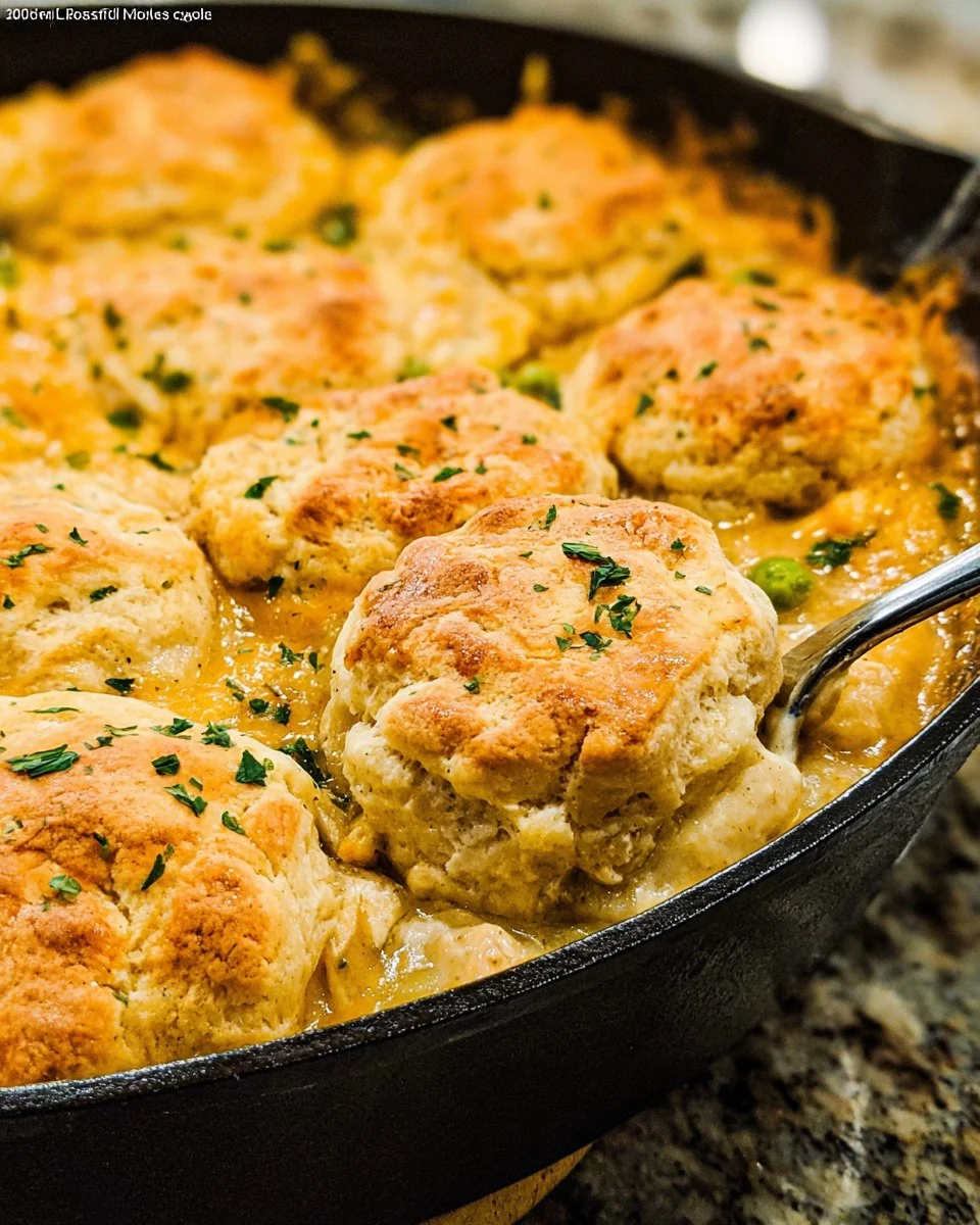 Cheddar Bay Biscuit Chicken Pot Pie