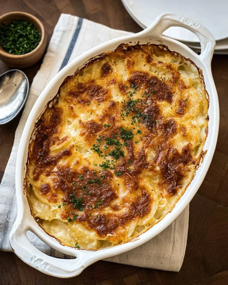 Cheesy French Onion Scalloped Potatoes