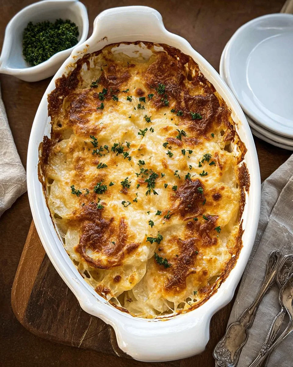 Cheesy French Onion Scalloped Potatoes
