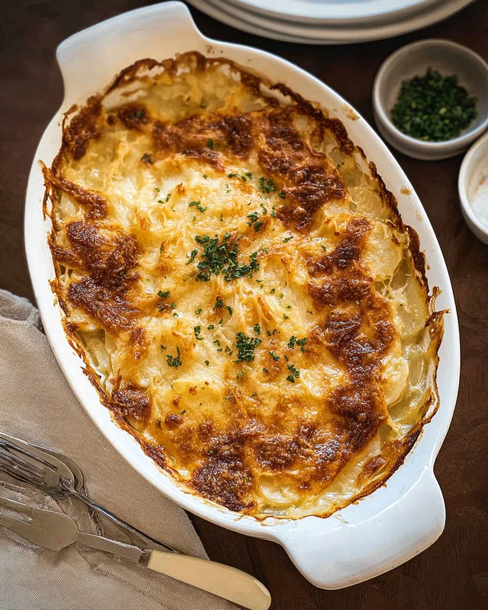 Cheesy French Onion Scalloped Potatoes