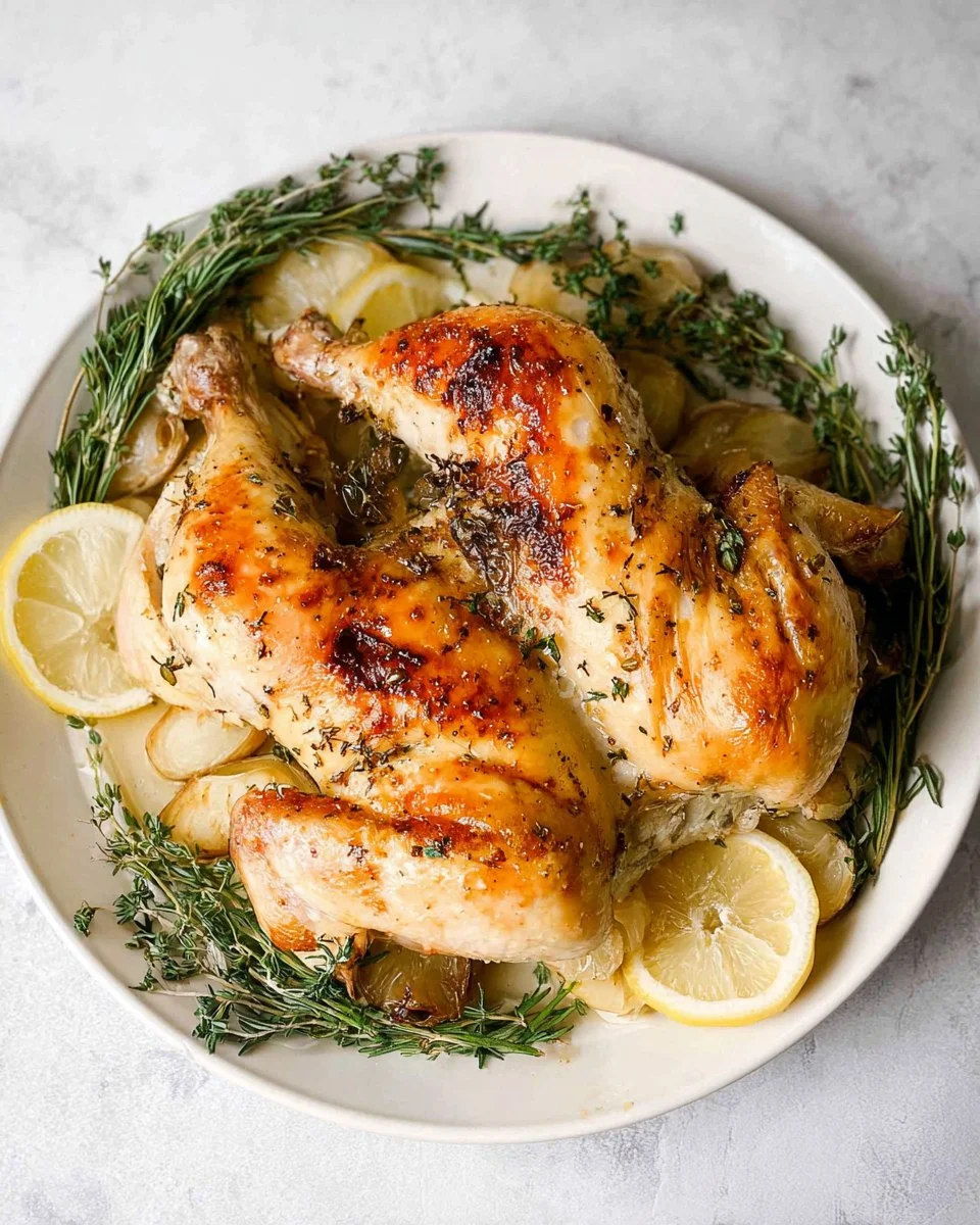 Crispy Roasted Spatchcock Chicken (Butterflied Chicken) 89 Crispy Roasted Spatchcock Chicken (Butterflied Chicken)