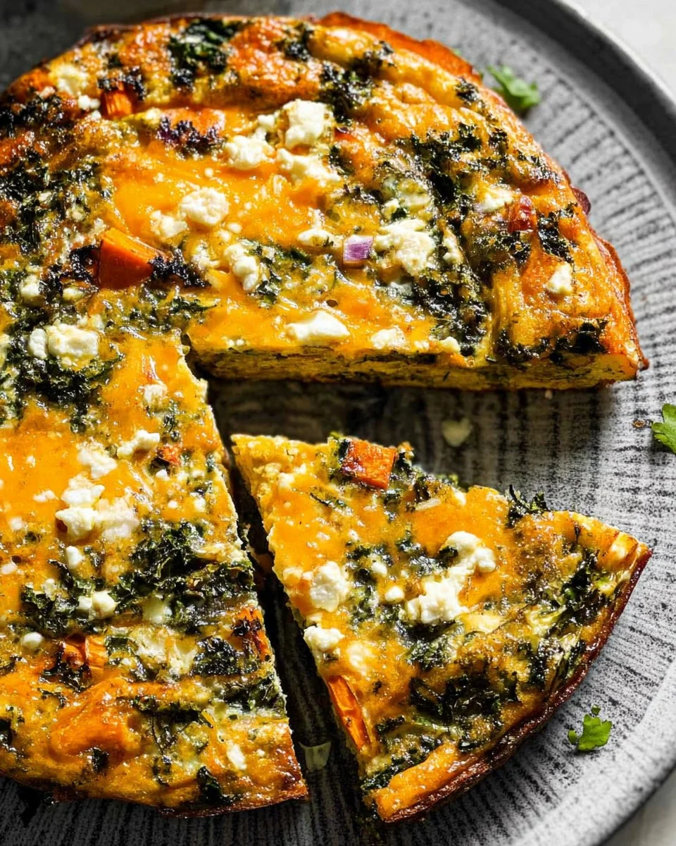 Kale and Sweet Potato Frittata