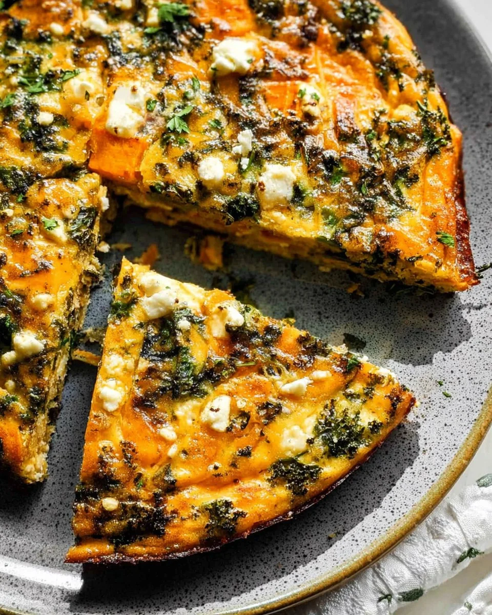 Kale and Sweet Potato Frittata