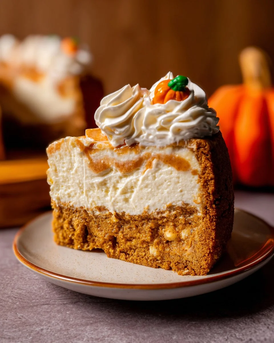 Pumpkin Cheesecake Cake