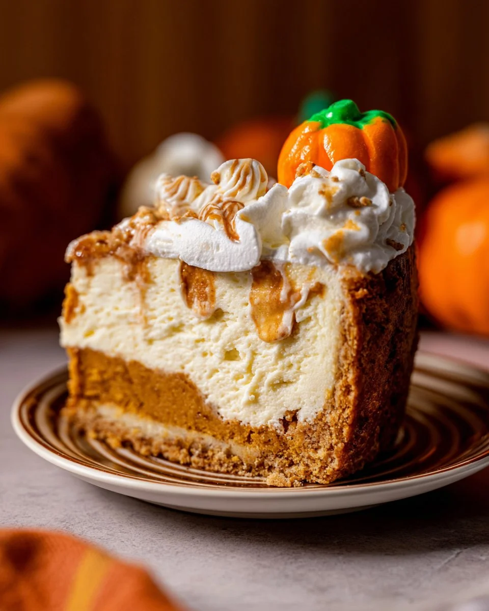 Pumpkin Cheesecake Cake