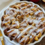 Apple Fritter Cinnamon Roll Bake 2