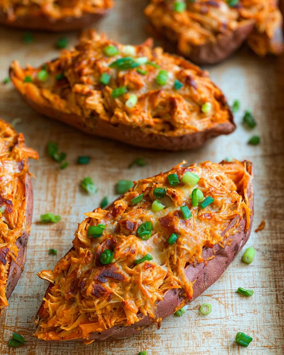 BBQ Chicken Stuffed Sweet Potatoes 94 BBQ Chicken Stuffed Sweet Potatoes