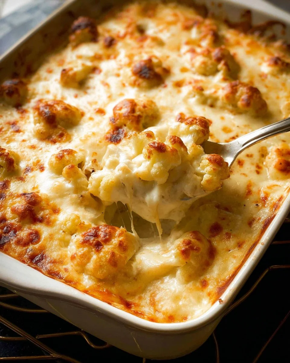 Baked Cauliflower Cheese