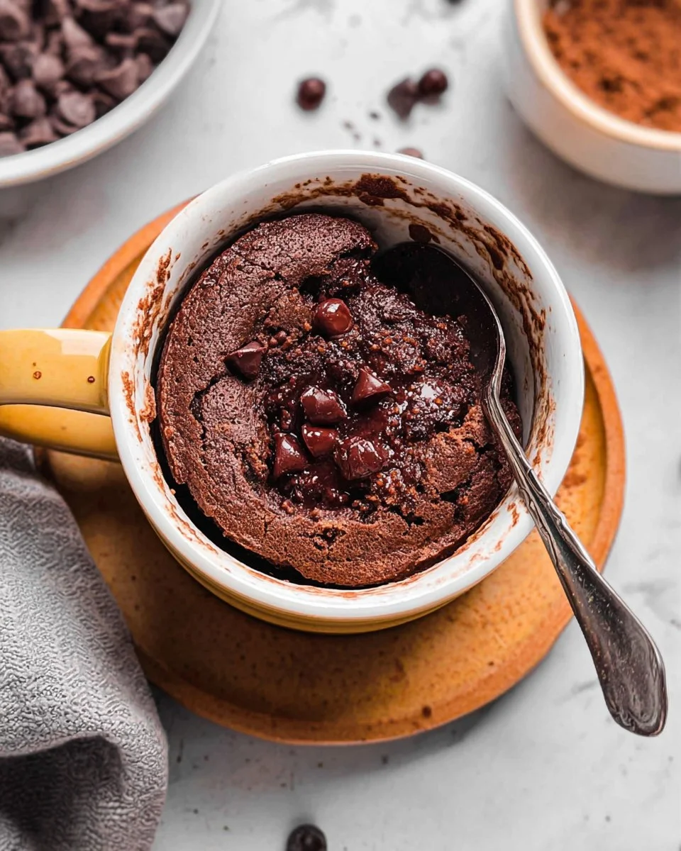 Chocolate Protein Mug Cake 84 Chocolate Protein Mug Cake