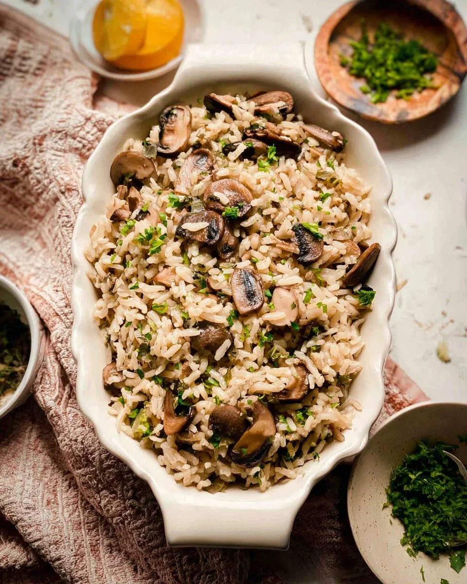 Easy Mushroom Rice