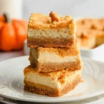 Pumpkin Cheesecake Bars (with Golden Oreo crust!) 2