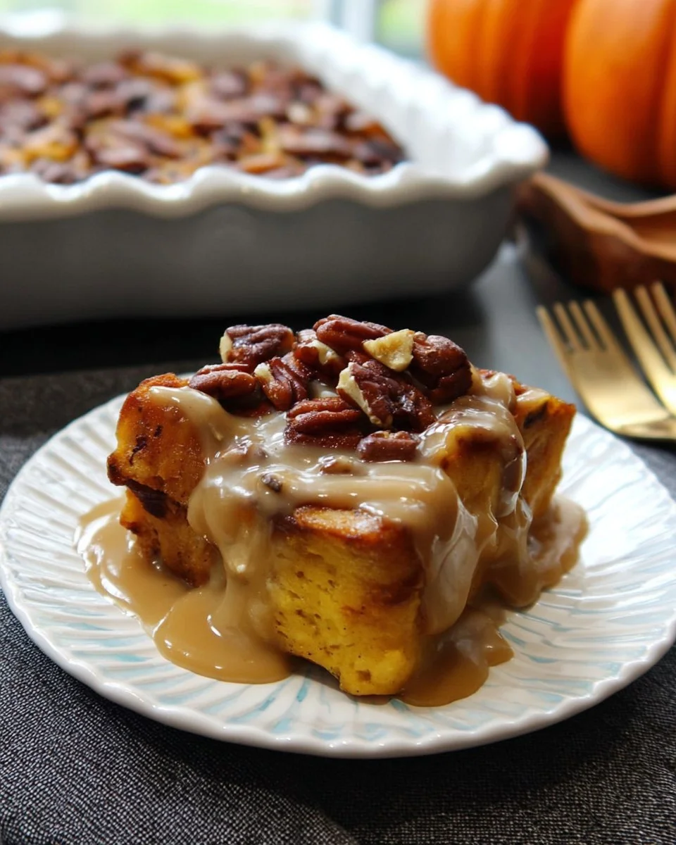 Pumpkin Praline Bread Pudding 139 Pumpkin Praline Bread Pudding